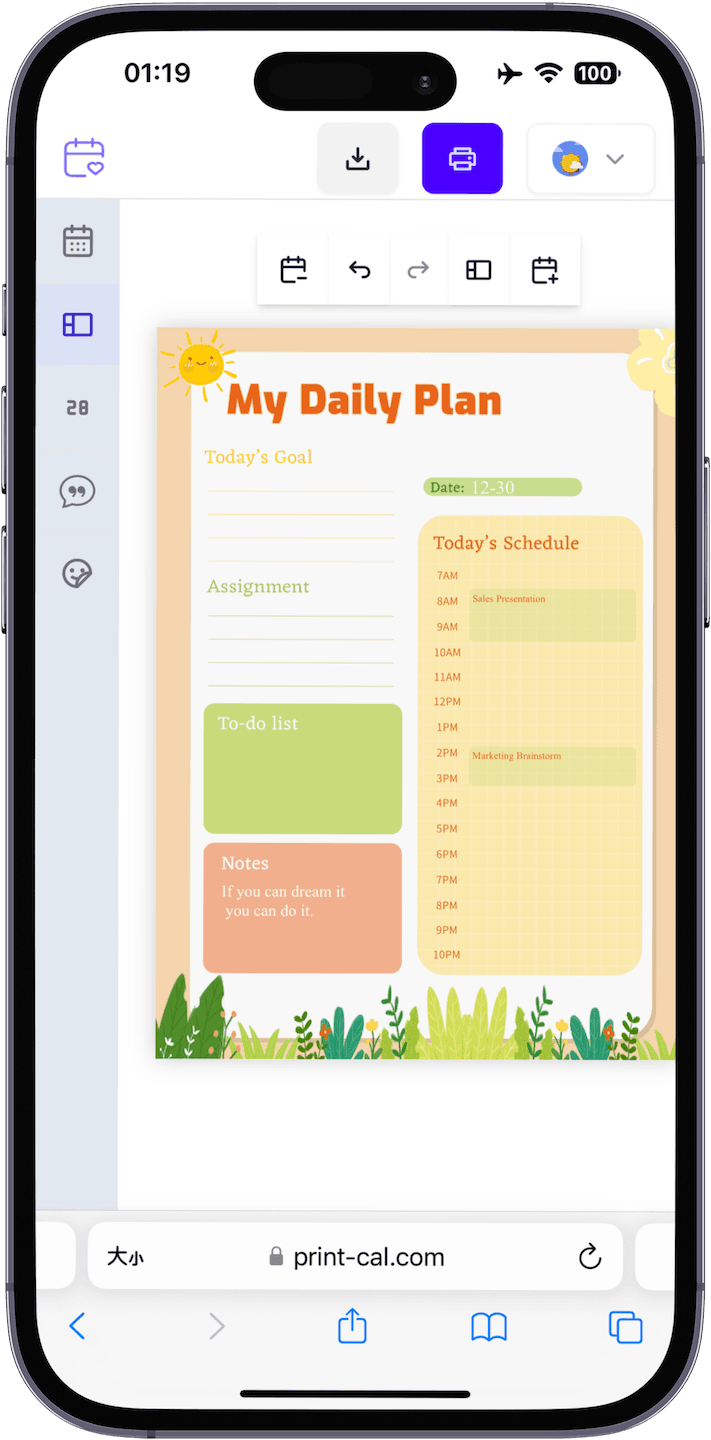 Elevate Productivity with Printed Daily Schedules for Free